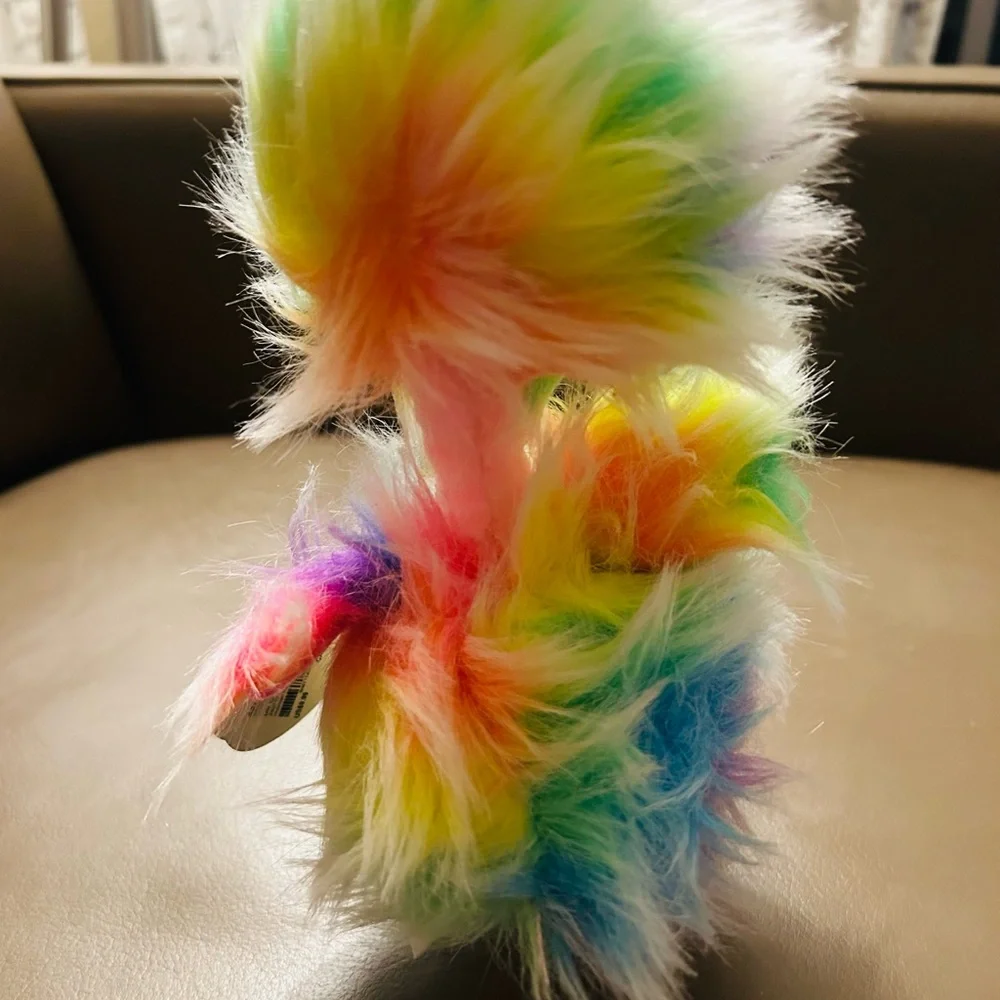 BEANIE BOOS ASHA THE COLORFUL OSTRICH 8 INCH PLUSH